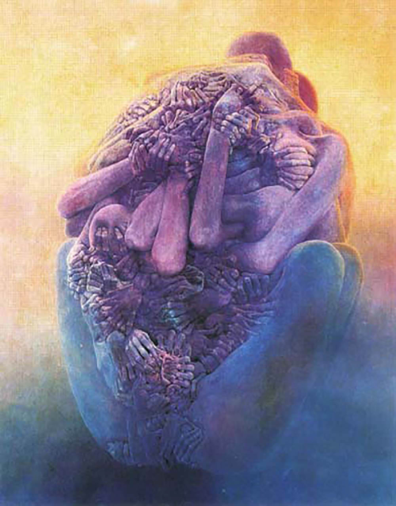 Zdzislaw Beksinski BEKSINSKI221 oil painting reproduction