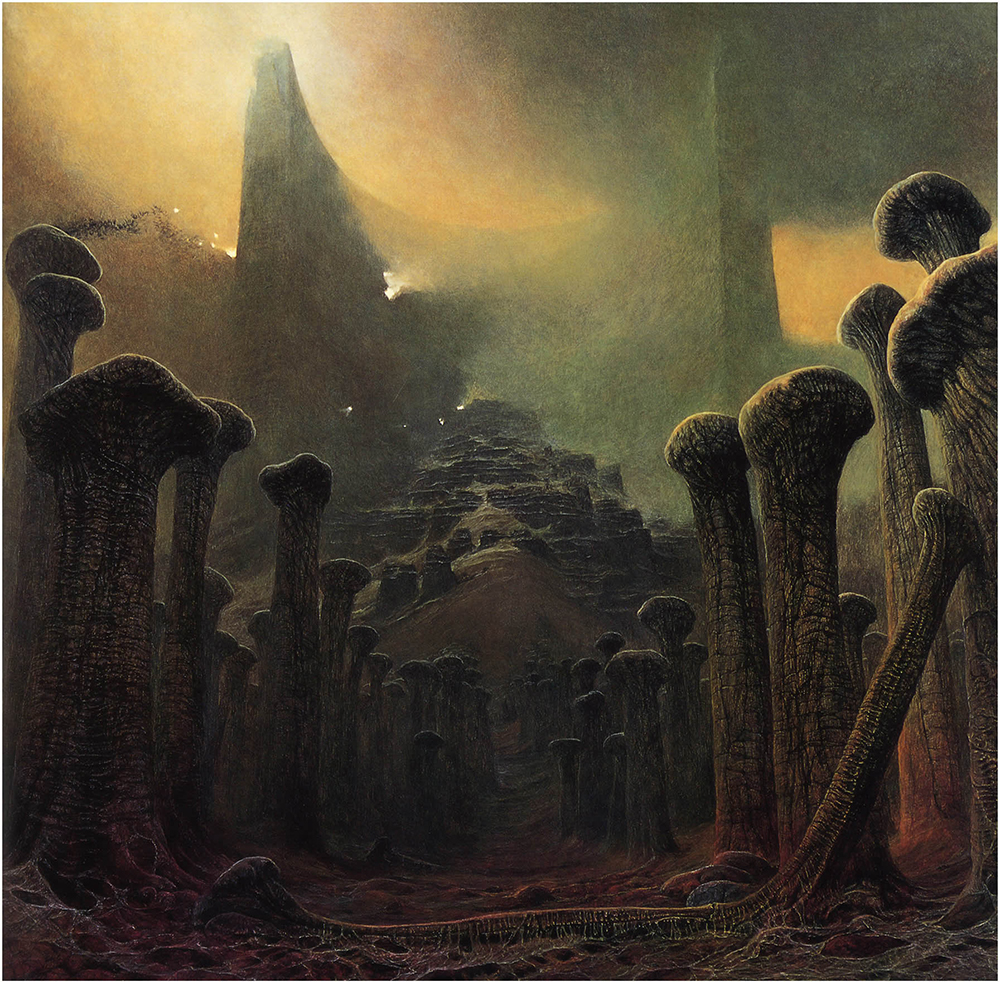 Zdzislaw Beksinski BEKSINSKI469 oil painting reproduction