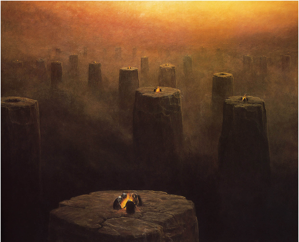 Zdzislaw Beksinski BEKSINSKI478 oil painting reproduction