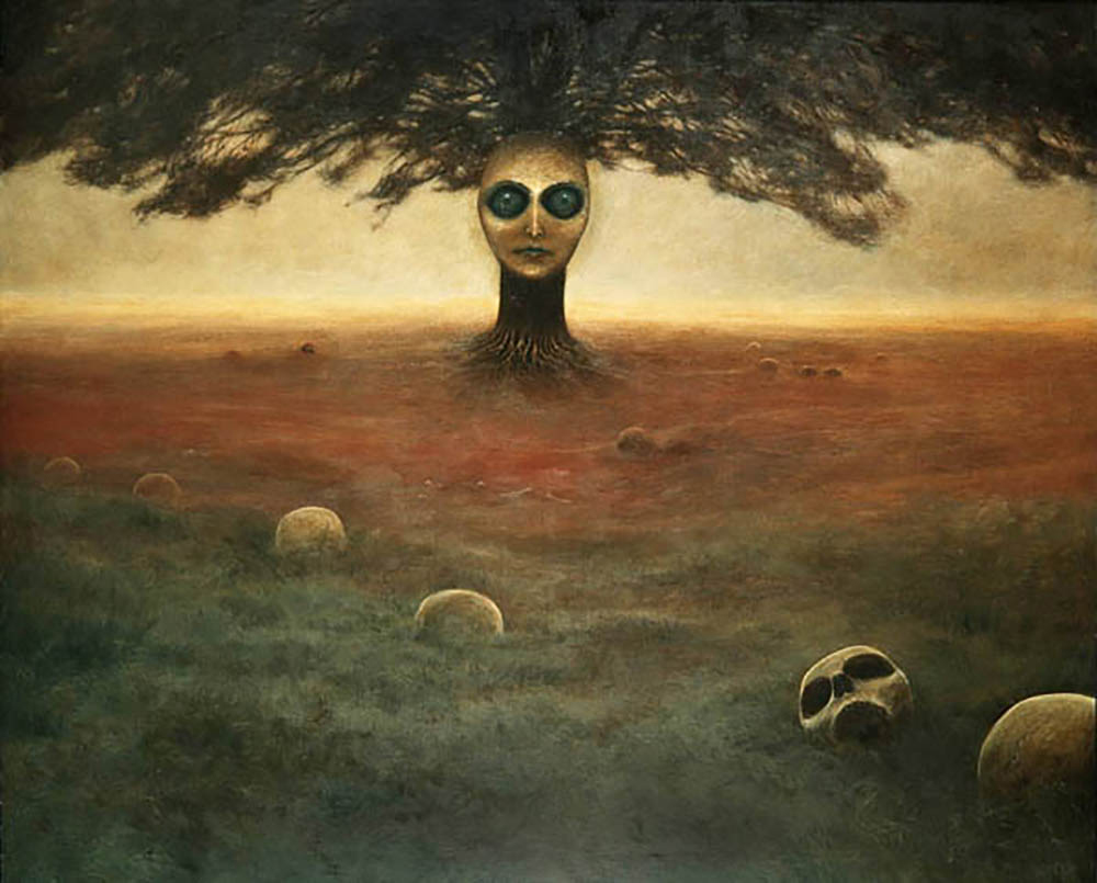 Zdzislaw Beksinski BEKSINSKI501 oil painting reproduction