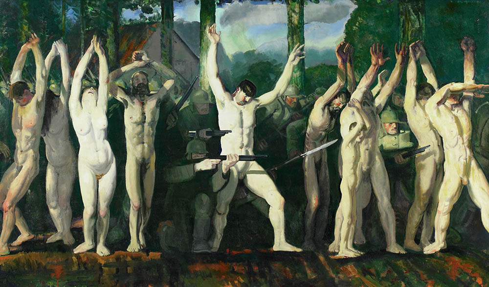 George Bellows The Barricade oil painting reproduction