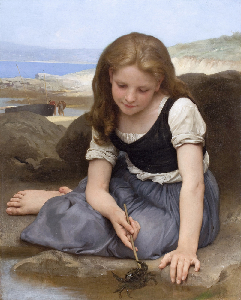 William-Adolphe Bouguereau Le Crab oil painting reproduction