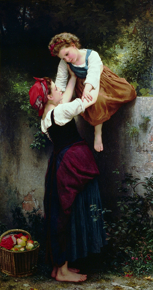 William-Adolphe Bouguereau Little Thieves  oil painting reproduction