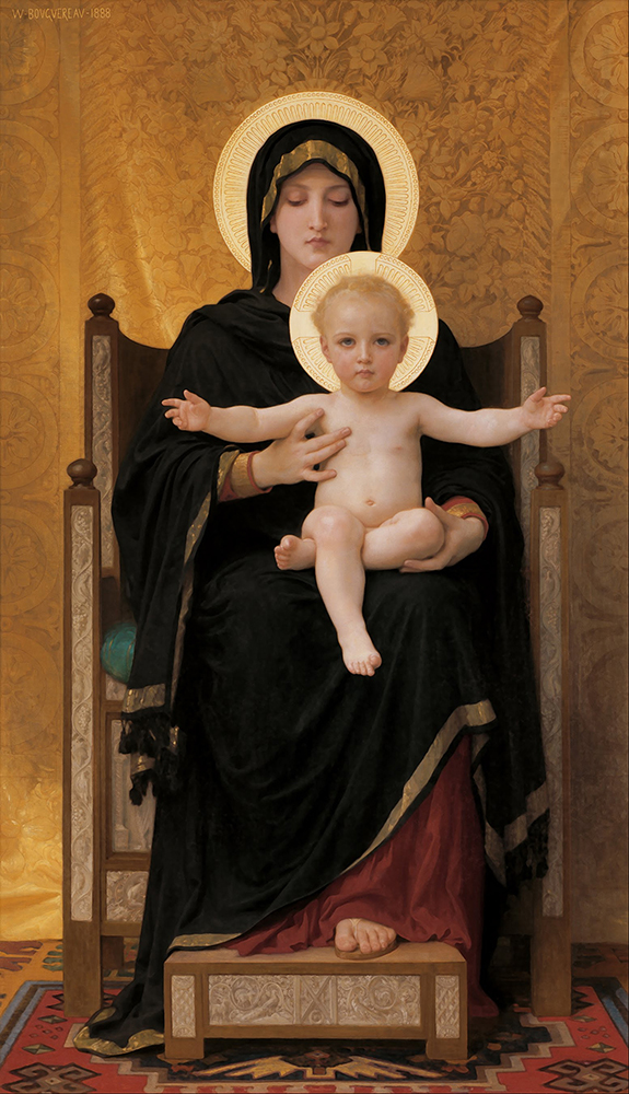 William-Adolphe Bouguereau Virgin and Child oil painting reproduction