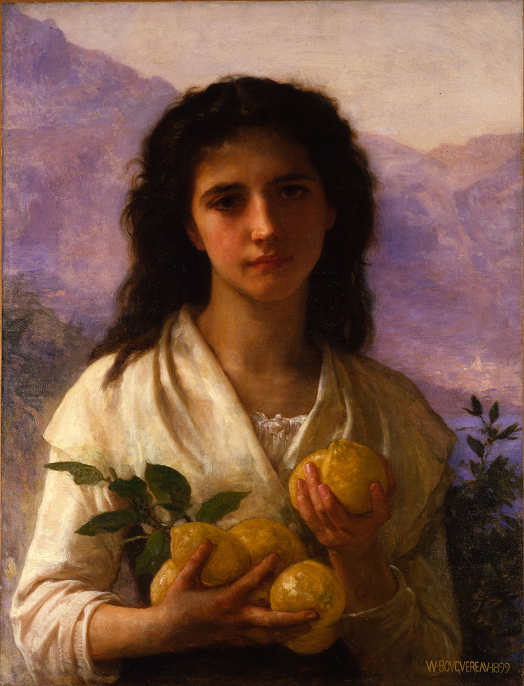 William-Adolphe Bouguereau Girl Holding Lemons  oil painting reproduction