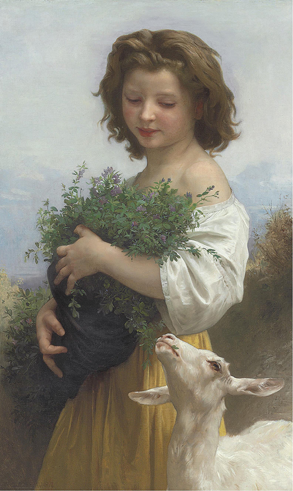 William-Adolphe Bouguereau La Petite Esméralda oil painting reproduction