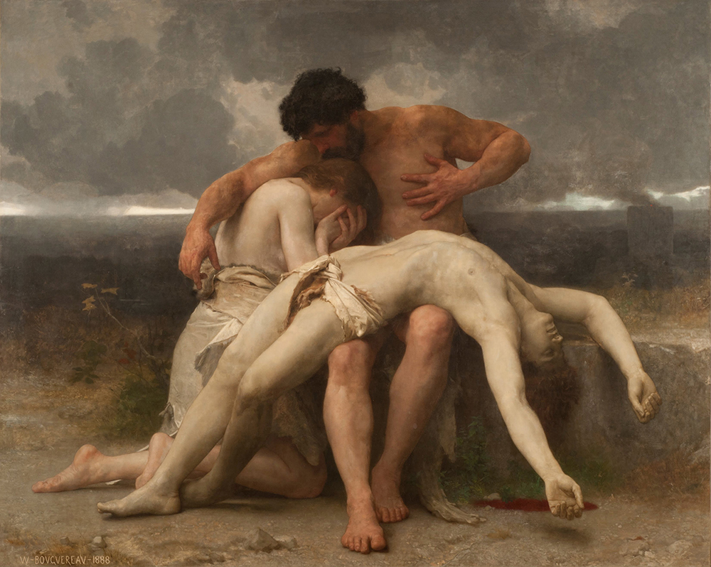 William-Adolphe Bouguereau El primer duelo oil painting reproduction