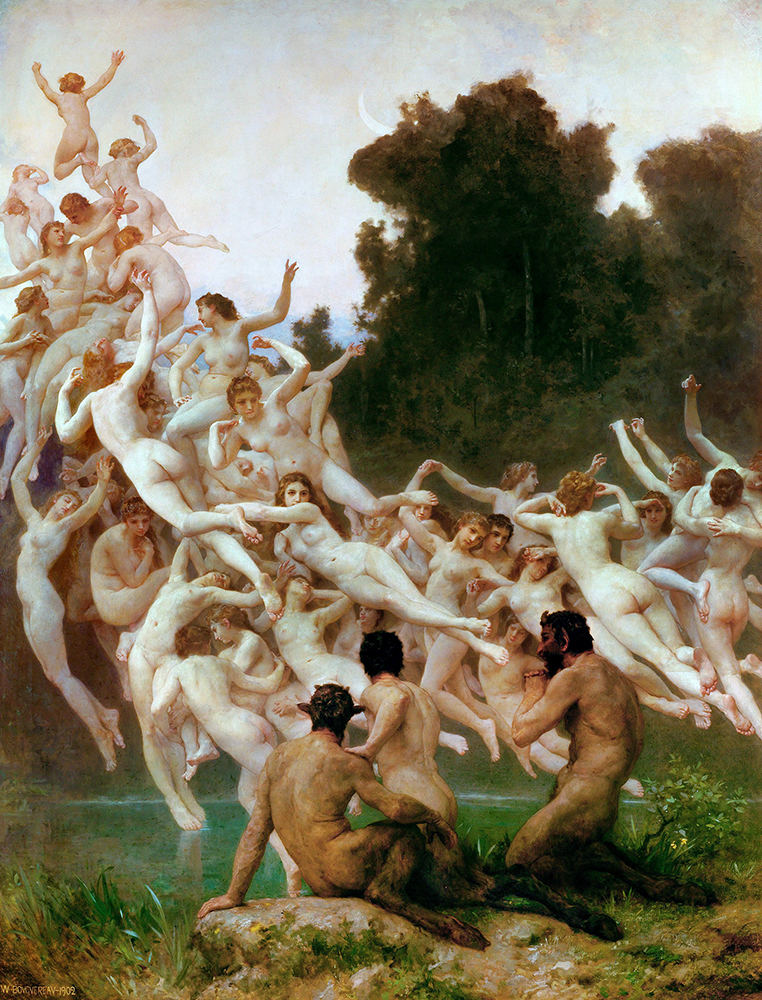 William-Adolphe Bouguereau Les Oreades (1902) oil painting reproduction