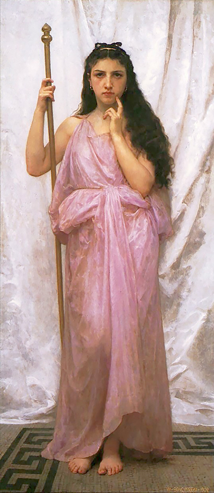 William-Adolphe Bouguereau Young Priestess (1902) oil painting reproduction