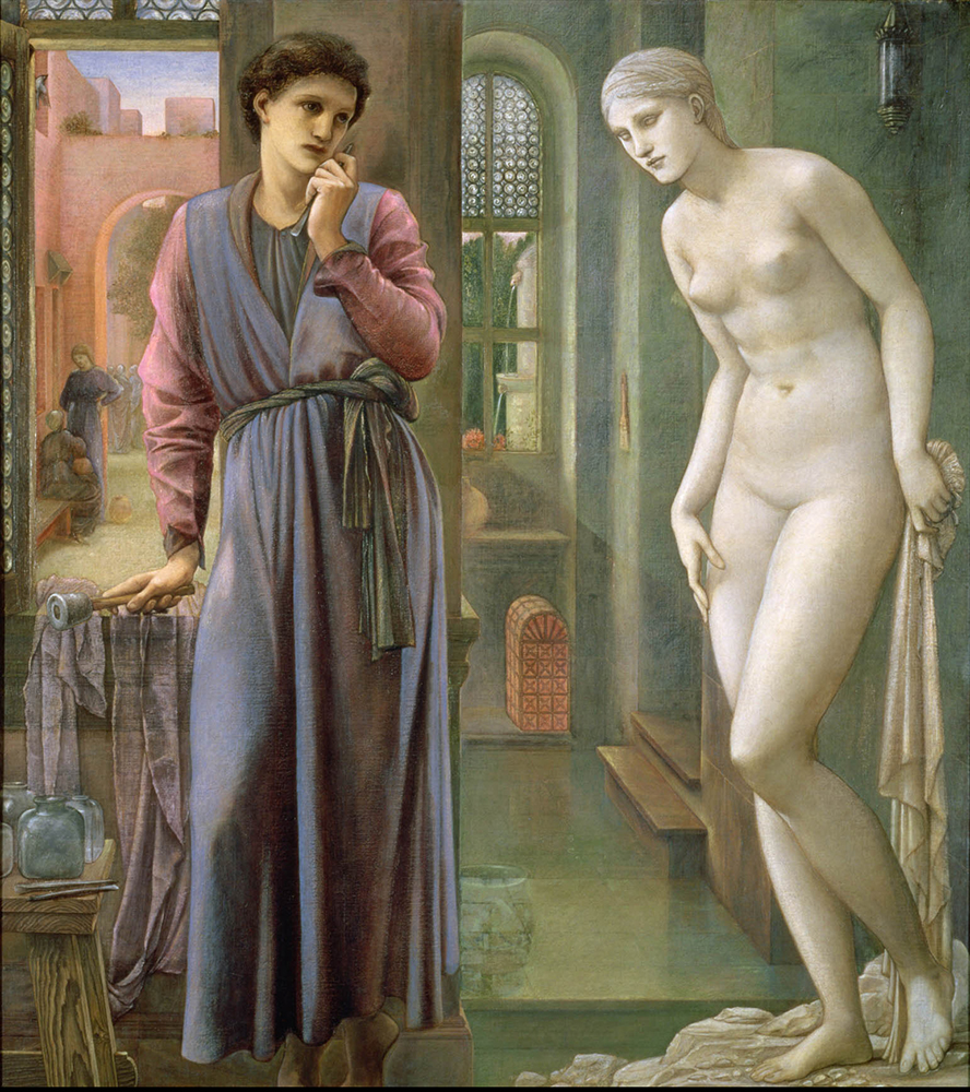 Edward Burne-Jones Pygmalion (II of IV), The Hand Refrains, 1878 oil painting reproduction