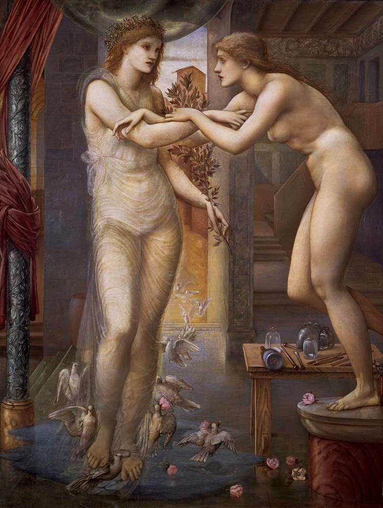 Edward Burne-Jones Pygmalion (III of IV), The Godhead Fires, 1878 oil painting reproduction