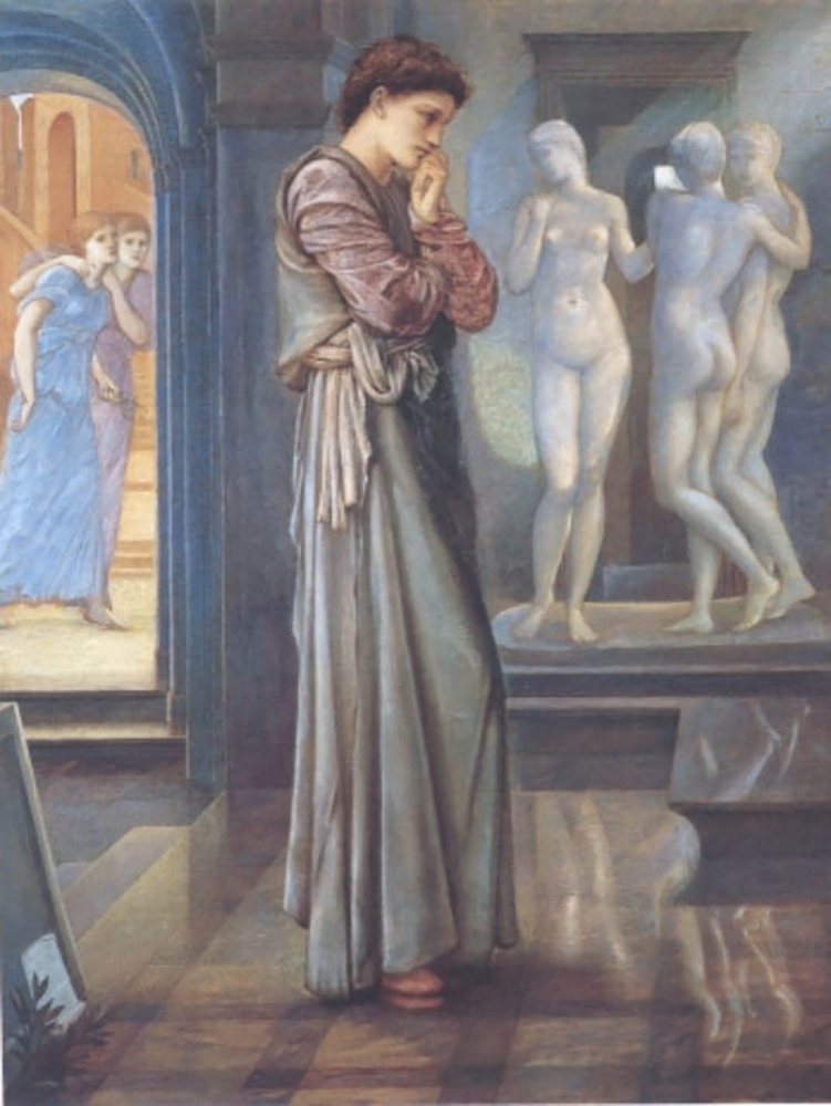 Edward Burne-Jones Pygmalion 1 of IV), The Godhead Fires, 1878 oil painting reproduction