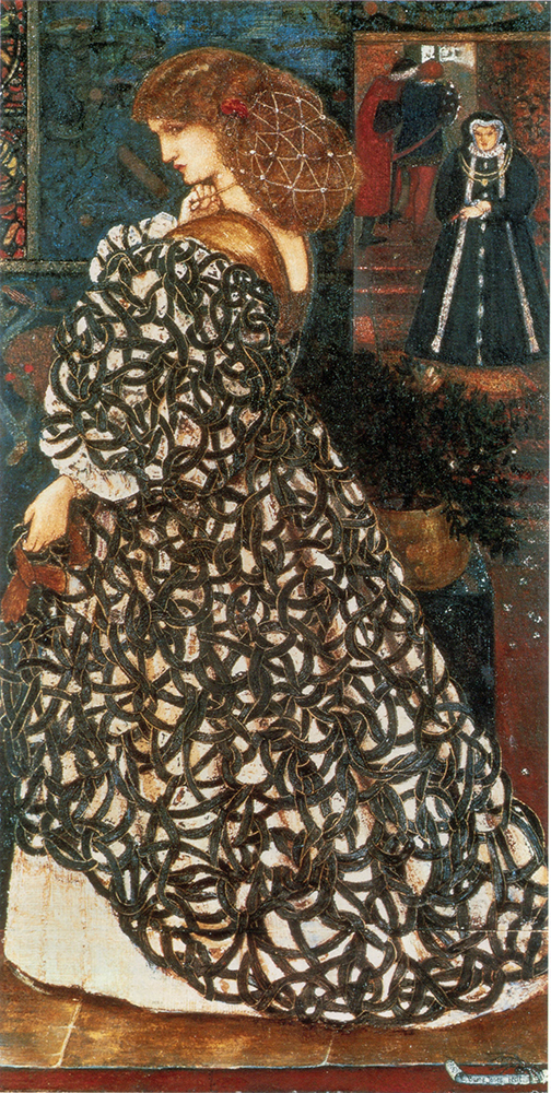 Edward Burne-Jones Sidonia von Bork, 1849 oil painting reproduction