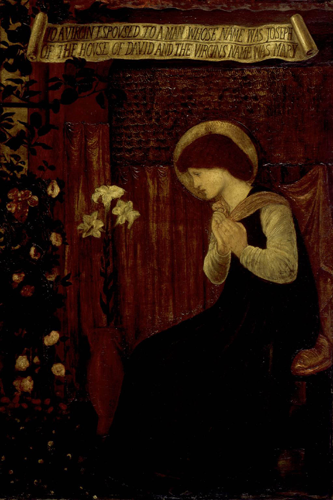 Edward Burne-Jones The Annunciation oil painting reproduction