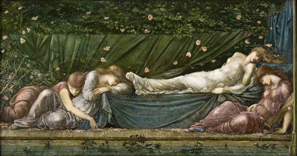 Edward Burne-Jones Briar Rose - The Sleeping Beauty, c.1890 oil painting reproduction