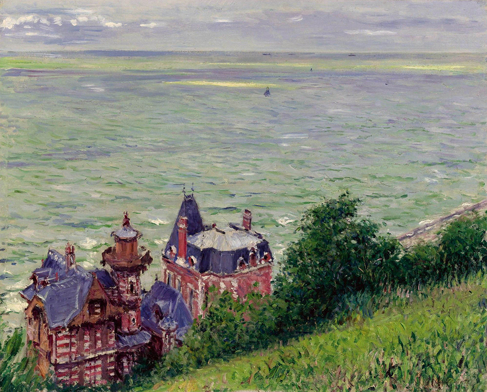 Gustave Caillebotte Villas at Trouville - 1884  oil painting reproduction