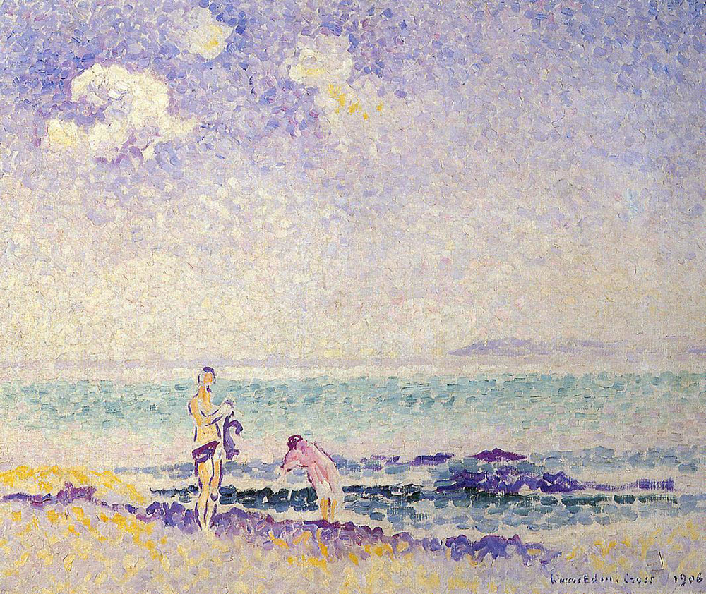 Henri-Edmond Cross Bathers, 1906-07 oil painting reproduction