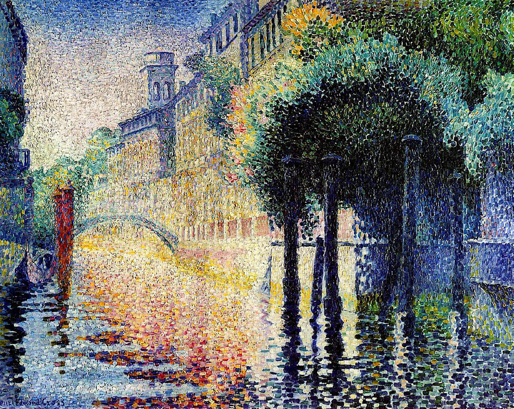 Henri-Edmond Cross Rio San Trovaso, Venice, 1903 oil painting reproduction