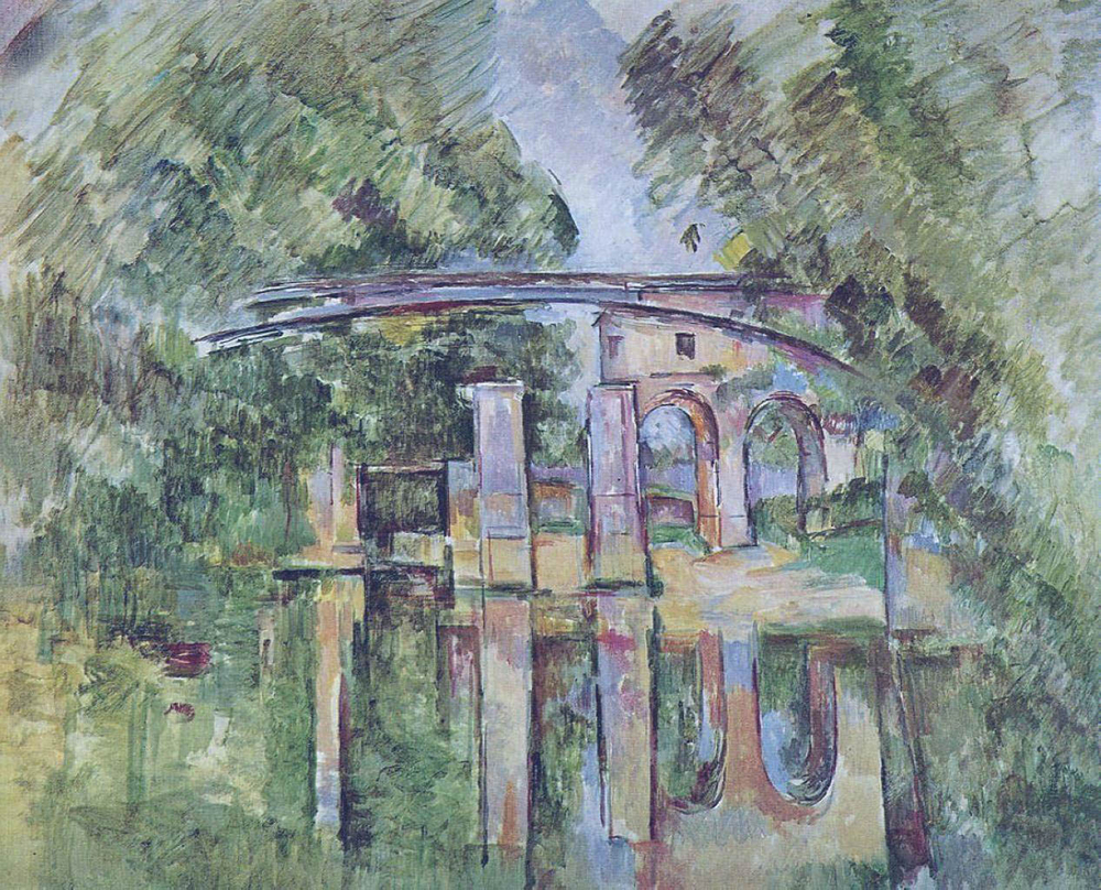 Paul Cezanne Aqueduct and Lock, 1888-90 oil painting reproduction