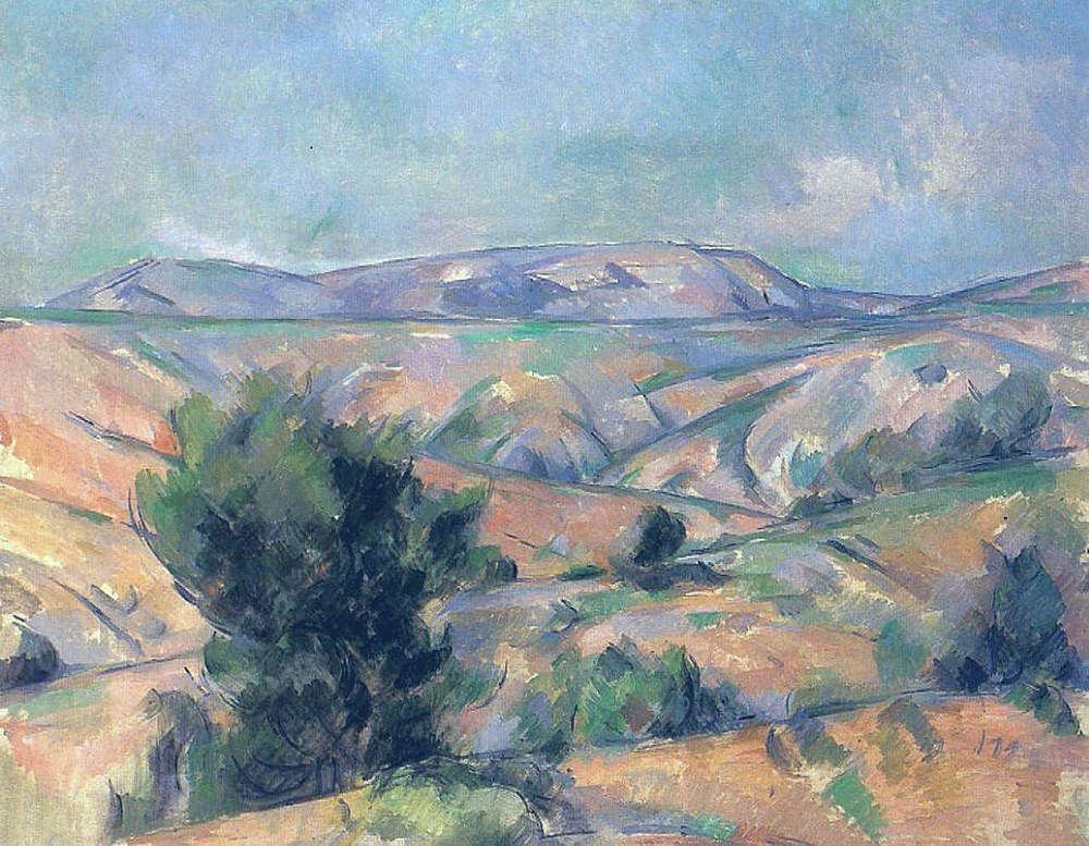 Paul Cezanne Mount Sainte-Victoire Seen from Les Lauves, 1902-06 oil painting reproduction