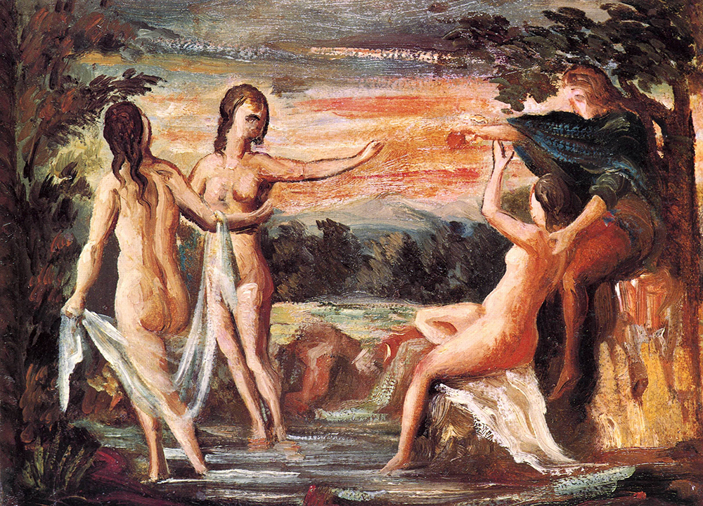 Paul Cezanne The Judgement of Paris, 1862-64 oil painting reproduction