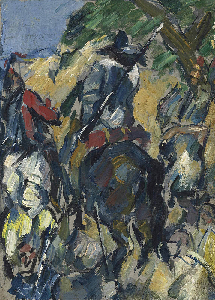 Paul Cezanne Don Quixote, Seen from the Rear, 1875 oil painting reproduction