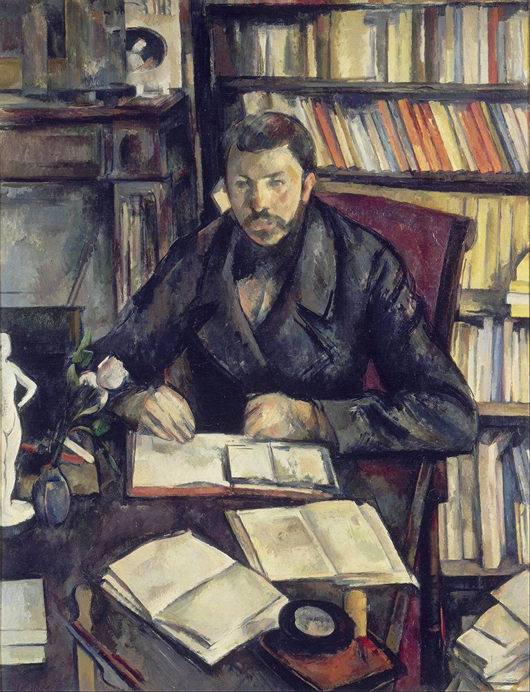 Paul Cezanne Portrait of Gustave Geffroy, 1896 oil painting reproduction