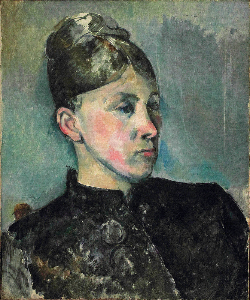 Paul Cezanne Portrait of Madame Cezanne, 1886 oil painting reproduction