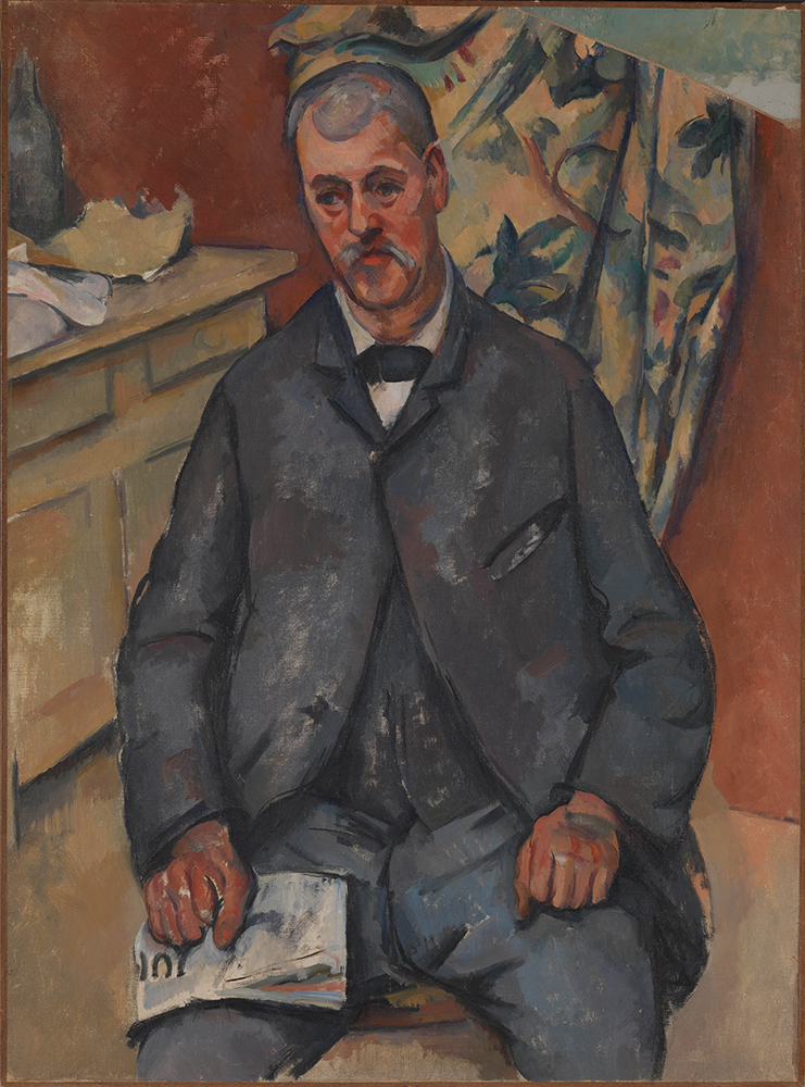 Paul Cezanne Seated Man, 1889-1900 oil painting reproduction