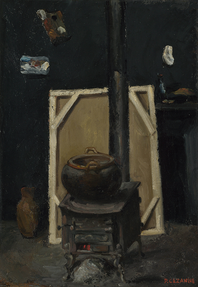 Paul Cezanne The Stove in the Studio oil painting reproduction