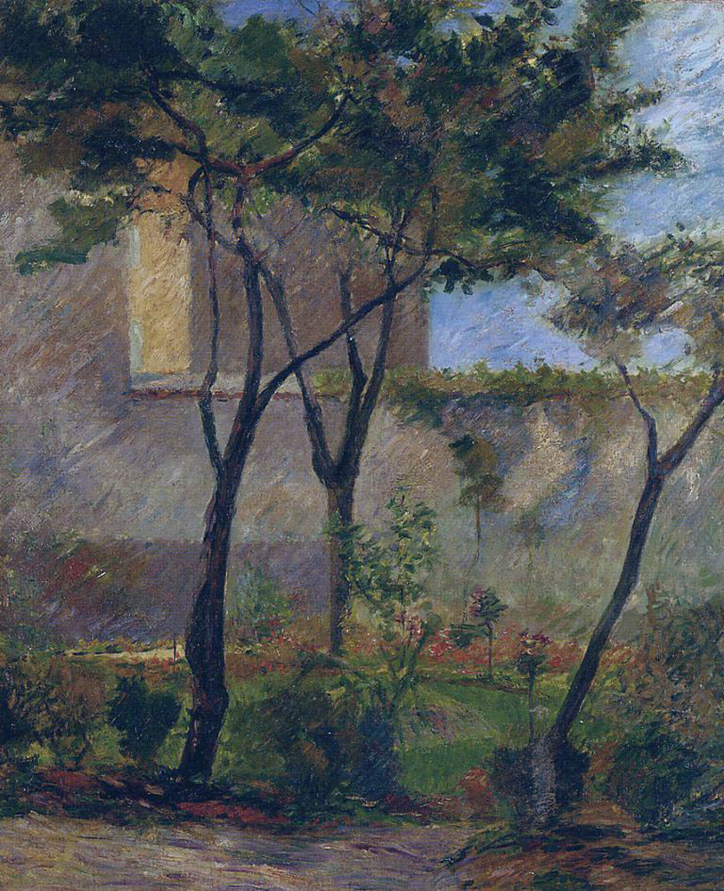 Paul Gauguin Corner of the Garden, Carsal Street, 1881 oil painting reproduction