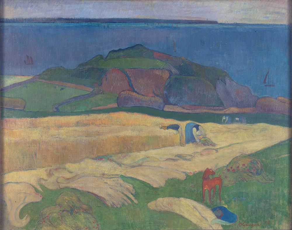 Paul Gauguin Harvest - Le Pouldu, 1890 oil painting reproduction