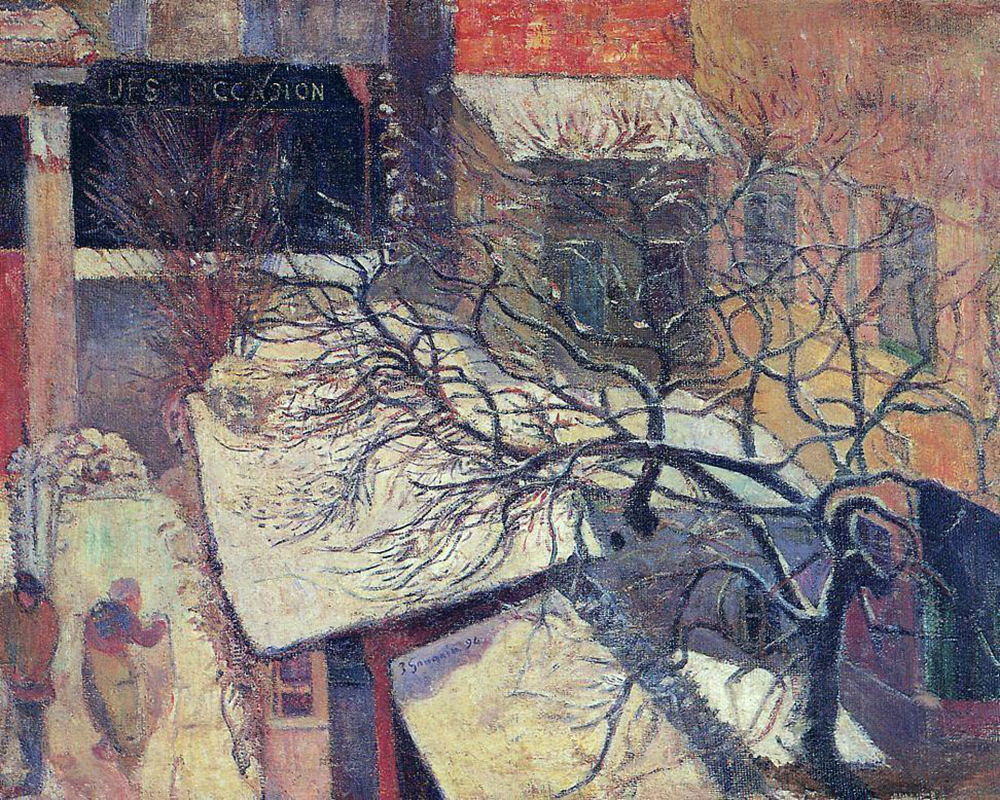 Paul Gauguin Paris in the Snow, 1894 oil painting reproduction