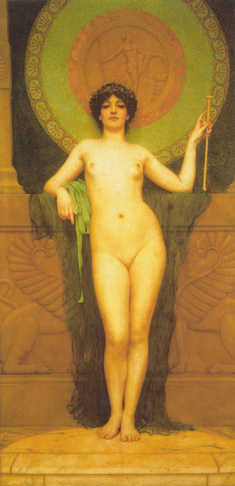 John William Godward Campaspe oil painting reproduction