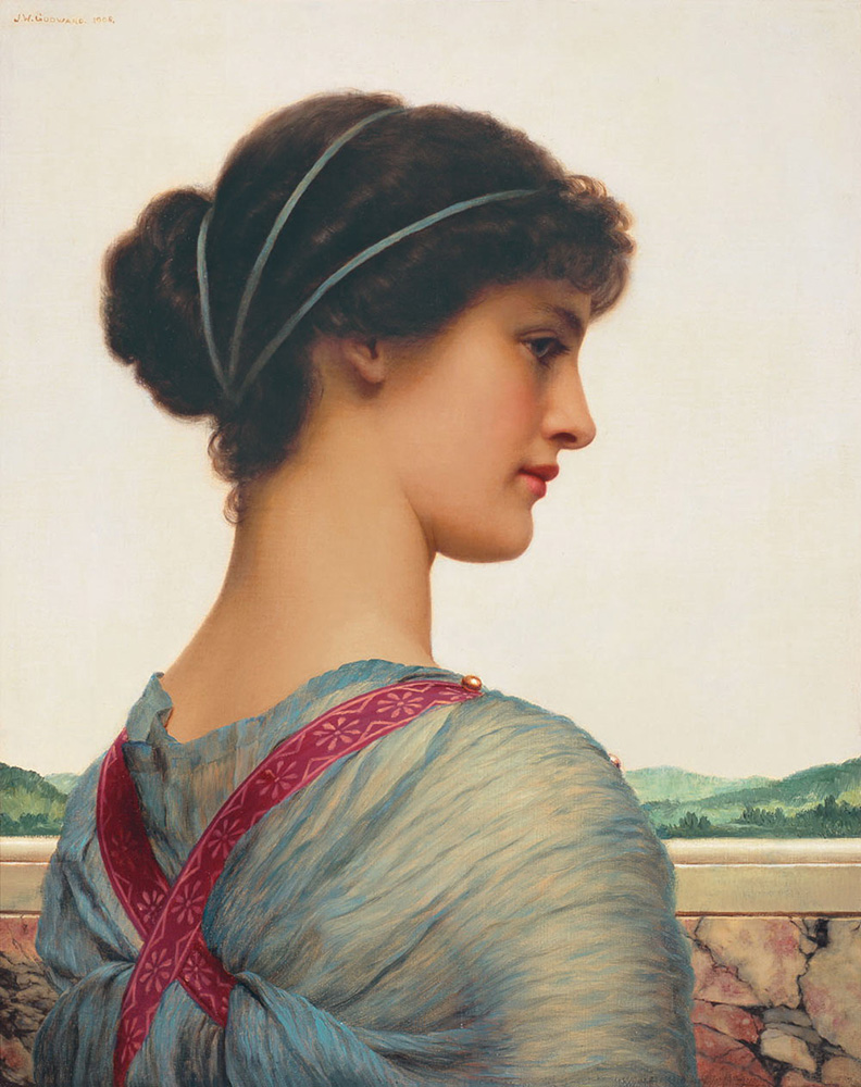 John William Godward Classical Beautiful 3 oil painting reproduction