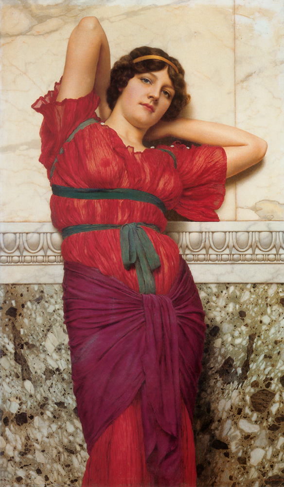 John William Godward Contemplation oil painting reproduction