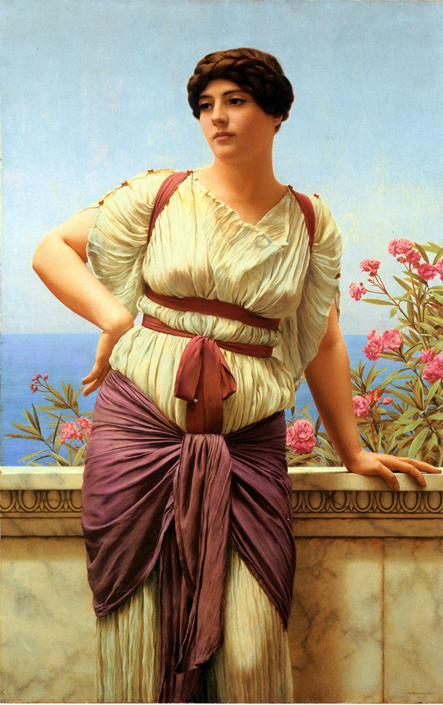 John William Godward Matrona Superba oil painting reproduction