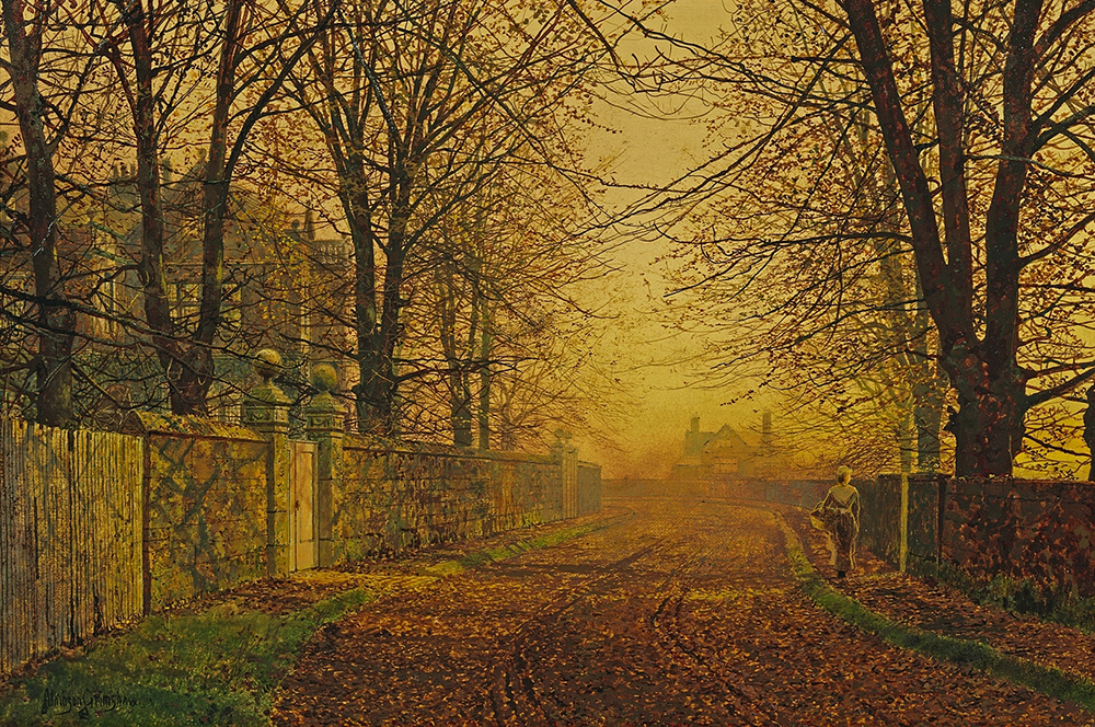 John Atkinson Grimshaw A Golden Shower  oil painting reproduction