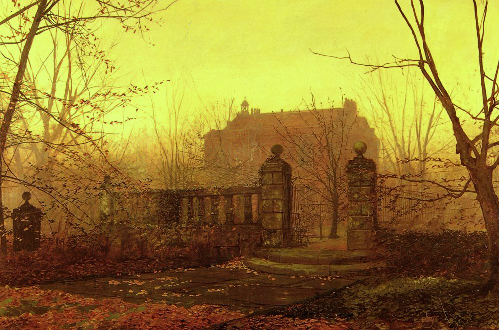 John Atkinson Grimshaw Autumn Morning, 1864 oil painting reproduction