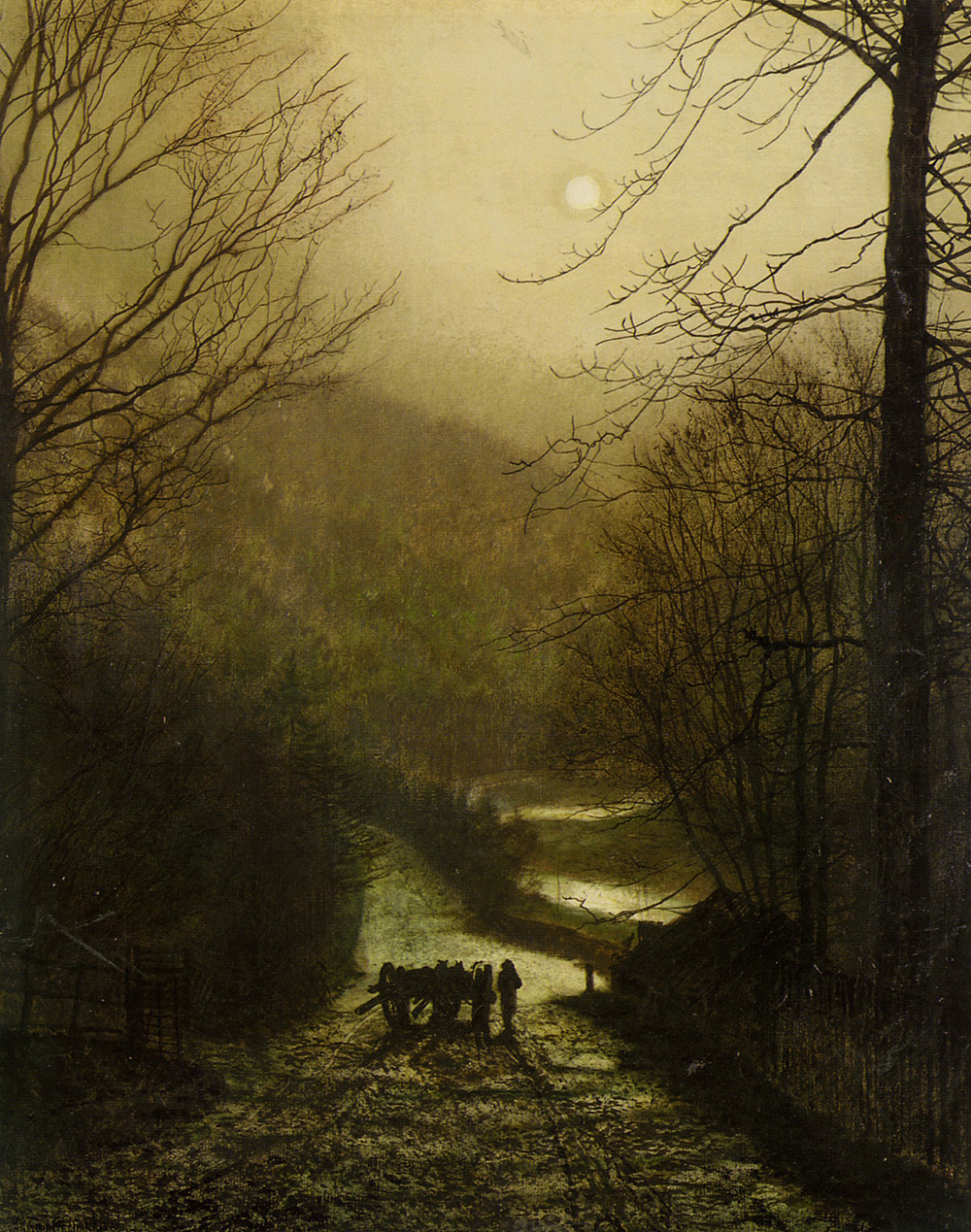 John Atkinson Grimshaw Forge Valley near Scarborough, 1878 oil painting reproduction