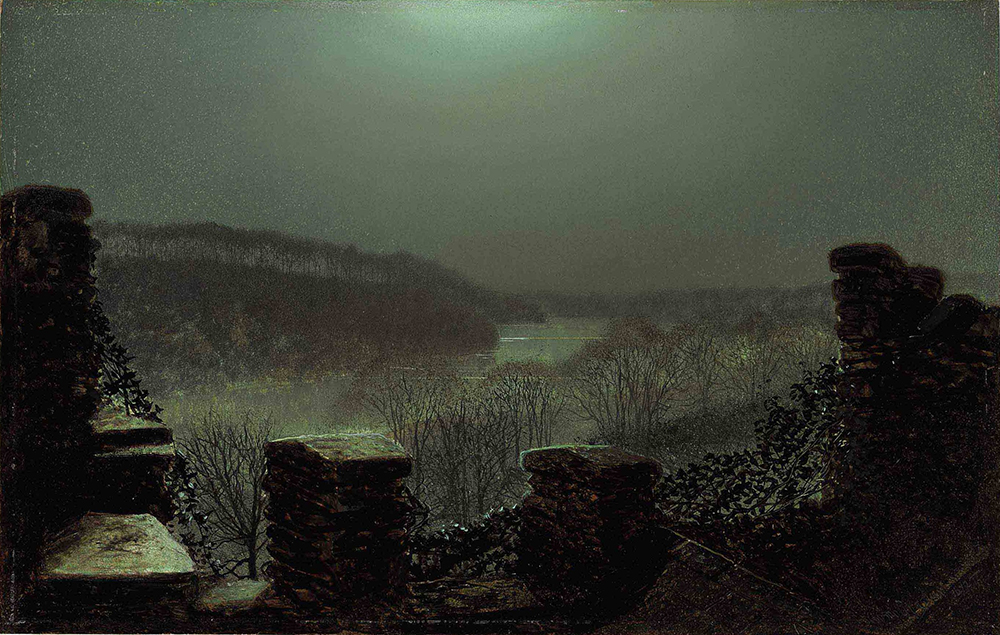 John Atkinson Grimshaw From the Castle, Roundhay Park, 1872 oil painting reproduction