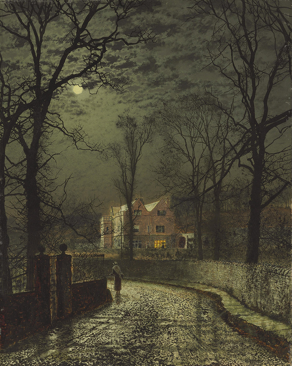 John Atkinson Grimshaw Homeward Bound oil painting reproduction