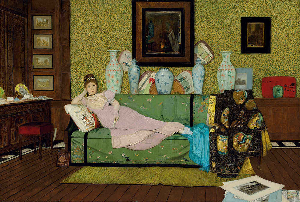 John Atkinson Grimshaw In the Artist's House, 1878 oil painting reproduction