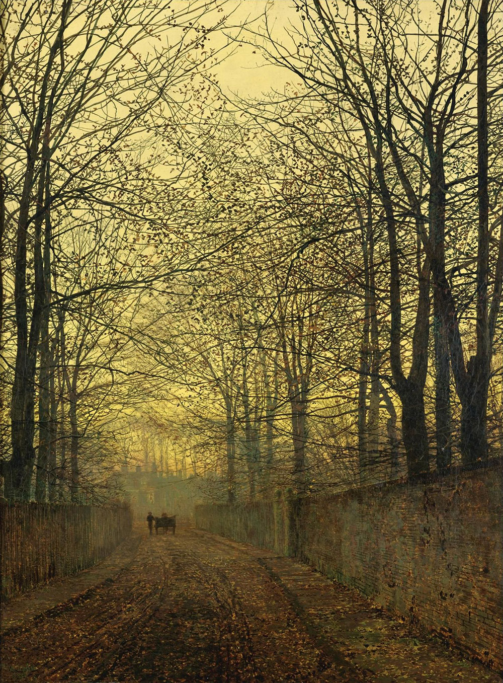 John Atkinson Grimshaw October Gold, 1885 oil painting reproduction