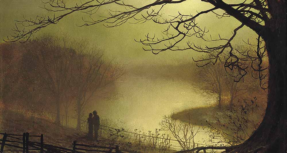 John Atkinson Grimshaw Roundhay Lake, 1877 oil painting reproduction