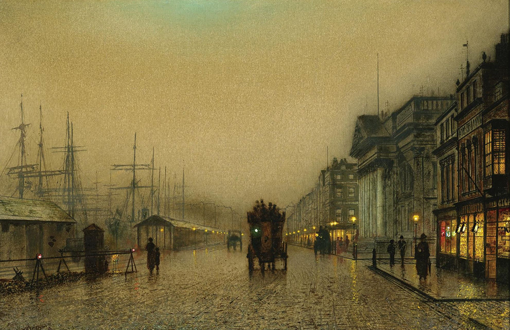 John Atkinson Grimshaw Salthouse Docks, Liverpool 1 oil painting reproduction