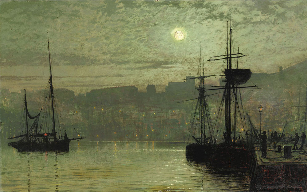 John Atkinson Grimshaw Scarborough, 1882 oil painting reproduction