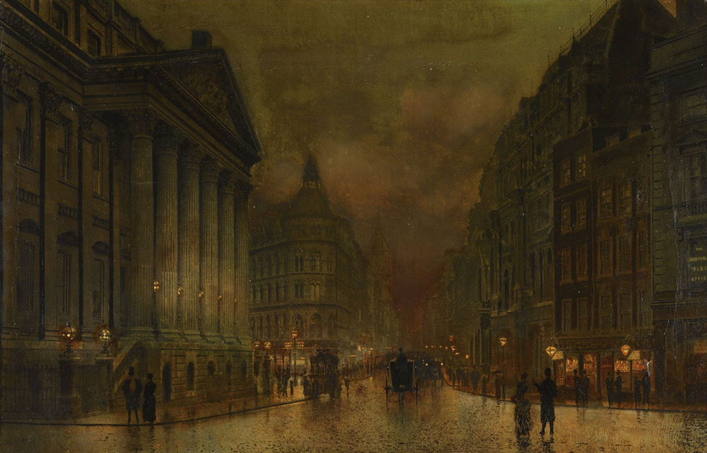 John Atkinson Grimshaw The Mansion House, London oil painting reproduction