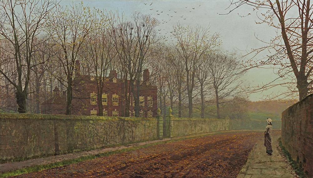 John Atkinson Grimshaw The Rookery, 1883 oil painting reproduction