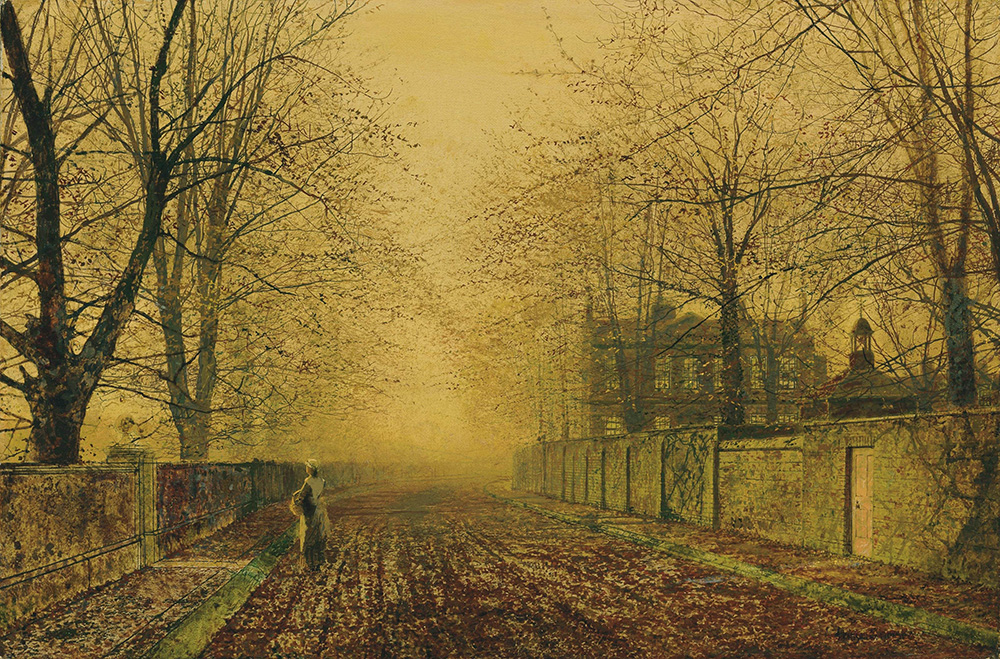 John Atkinson Grimshaw Under the Beeches oil painting reproduction